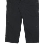 CARHARTT Mens Cotton Blend Black Relaxed Straight Trousers W40 L29 Workwear