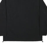 FASHION PROMO Mens Black Jacket L Polyester Blend Plain Zip Casual Outdoor