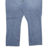 CARHARTT Mens Relaxed Blue Denim Jeans W48 L30 Zip Cotton Blend Workwear