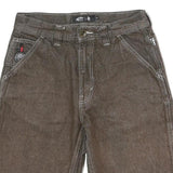 VANS Mens Brown Casual Shorts M W28 Cotton Workwear Pockets