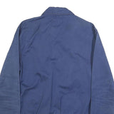 CARHARTT WIP Mens Blue XS Cotton Zip Jacket Plain Classic Workwear Style