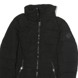 CALVIN KLEIN PERFORMANCE Womens Black Quilted Jacket XS Polyester Zip