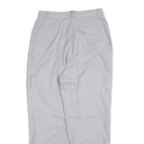 CRISTINA'S Womens Grey Regular Fit Straight Leg Trousers W28 L28 Stylish Comfort