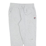 FILA Mens Joggers Grey S W28 L26 Slim Tapered Cotton Blend Casual Activewear