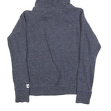 ADIDAS Womens Blue Zip Hoodie XS Cotton Blend Casual Zip Up Activewear