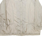 TUDOR COURT Womens Beige Nylon Button Jacket 3XL Lightweight Classic Outerwear