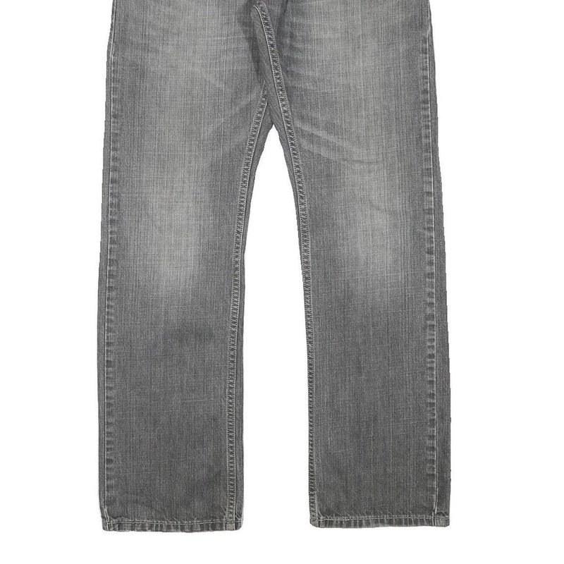 LEVI'S 514 Mens Jeans Grey Regular Straight Denim Medium W31 L31 Classic Fit Zip