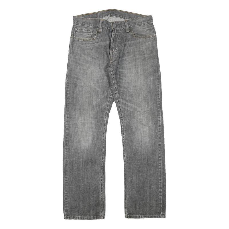 LEVI'S 514 Mens Jeans Grey Regular Straight Denim Medium W31 L31 Classic Fit Zip