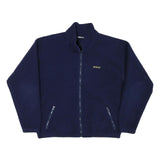 DREMIAR Womens Navy Blue Jacket XL Polyester Blend Plain Zip Casual Comfort