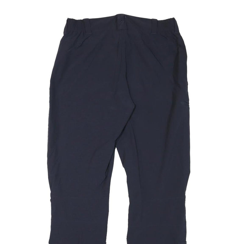 MAIER SPORTS Womens Polyester Blend Navy Regular Trousers W27 L27 Outdoor Zip