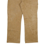 DICKIES Mens Jeans Beige Regular Straight Denim Light W38 L30 Durable Workwear