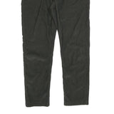 APC Womens Black Corduroy Slim Tapered Trousers W29 L27 Button Closure