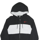 NIKE Mens Black & White Nike Air Zip Hoodie S Sportswear Sweatshirt