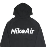 NIKE Mens Black & White Nike Air Zip Hoodie S Sportswear Sweatshirt