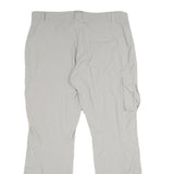 MAMMUT Mens Polyamide Regular Grey Trousers W38 L34 Zip Practical Outdoor Style
