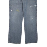DICKIES Mens Regular Fit Blue Denim Jeans W40 L32 Cotton Blend Zip Pockets