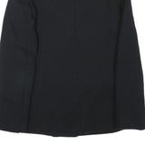 SANDRO Womens Black Wool Blend Double Breasted Jacket XS Button Closure Plain