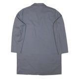 SPILAG Mens Grey Workwear Button Jacket L Cotton Blend Plain Casual