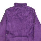 THE NORTH FACE Womens Purple Fleece Jacket XS Polyester Zip Outdoor Layering