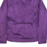 THE NORTH FACE Womens Purple Fleece Jacket XS Polyester Zip Outdoor Layering
