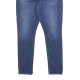 LEVI'S Womens Slim Blue Denim Jeans W32 L30 Zip Closure Classic Fit Casual
