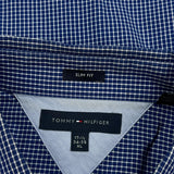 Tommy Hilfiger Slim Fit Shirt - XL Blue Cotton