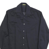 PAUL SMITH Mens Black Shirt S Classic Cotton Blend Long Sleeve Button Closure