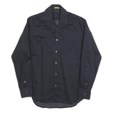 PAUL SMITH Mens Black Shirt S Classic Cotton Blend Long Sleeve Button Closure