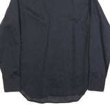 PAUL SMITH Mens Black Shirt S Classic Cotton Blend Long Sleeve Button Closure