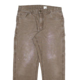 CARHARTT Mens Jeans Regular Straight Denim Rinse W34 L29 Workwear Utility