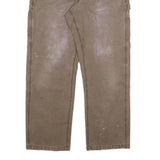 CARHARTT Mens Jeans Regular Straight Denim Rinse W34 L29 Workwear Utility