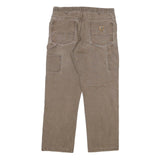 CARHARTT Mens Jeans Regular Straight Denim Rinse W34 L29 Workwear Utility
