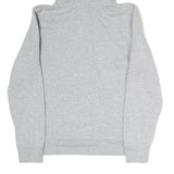 THE NORTH FACE Womens Grey Hoodie L Cotton Logo Pullover Casual Sweatshirt