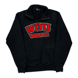 Wou Wolves Champion 1/4 Zip - Medium Black Cotton Blend