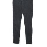 LEVI'S Womens Slim Black Denim Skinny Jeans W25 L28 Cotton Blend Zip