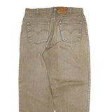 LEVI'S 533 Mens Relaxed Jeans Beige Denim W32 L29 Classic Cotton Blend Zip