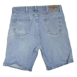 WRANGLER Mens Denim Blue Casual Shorts L W36 Classic Cotton Blend 5-Pocket