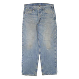 CARHARTT Mens Jeans Blue Regular Straight Denim Medium W36 L30 Workwear