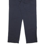 CHAPS Mens Cotton Navy Slim Straight Trousers W32 L30 Classic Zip Closure
