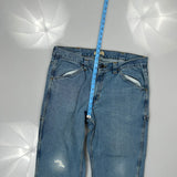 Wrangler Carpenter Jeans - 36W 30L Blue Cotton