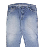 DICKIES Mens Blue Regular Fit Denim Jeans W44 L32 Workwear Zip Closure