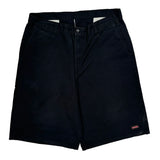 Dickies Chino Shorts - 36W 11L Black Cotton