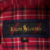 Ralph Lauren Checked Shirt - Medium Red Cotton