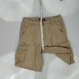 Lee Cargo Shorts - 34W 11L Beige Cotton