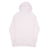 NIKE Mens Pink Hoodie S Cotton Blend Pullover Lightweight Casual Sweatshirt