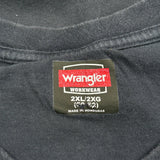 Wrangler T-Shirt - 2XL Navy Cotton