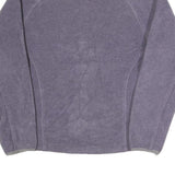 THE NORTH FACE Womens Purple & Grey Fleece Jacket S Polyester Blend Zip Up