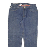 CARHARTT Womens Regular Blue Denim Classic Jeans W36 L32 Durable Zip Fastening