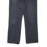 DKNY Mens Jeans Blue Regular Straight Denim Medium W34 L30 Classic Cotton Blend