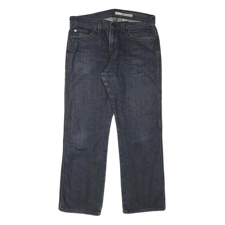 DKNY Mens Jeans Blue Regular Straight Denim Medium W34 L30 Classic Cotton Blend